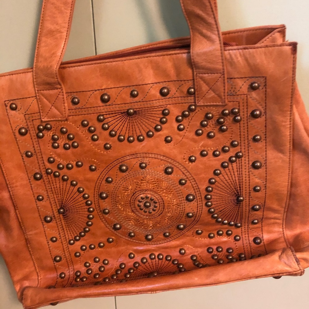 Hobo leather shoulder bag